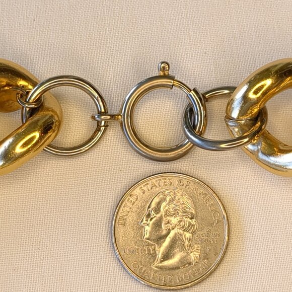 Erwin Pearl Vintage Chunky Gold-Plated Choker - Picture 10 of 12